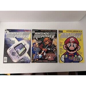 Nintendo Power Volume 143,144,145 Official Magazine With Posters And Comic
